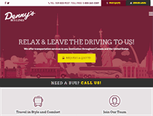 Tablet Screenshot of dennysbuslines.ca